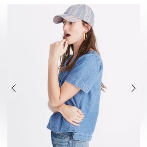Madewell Denim chambray top